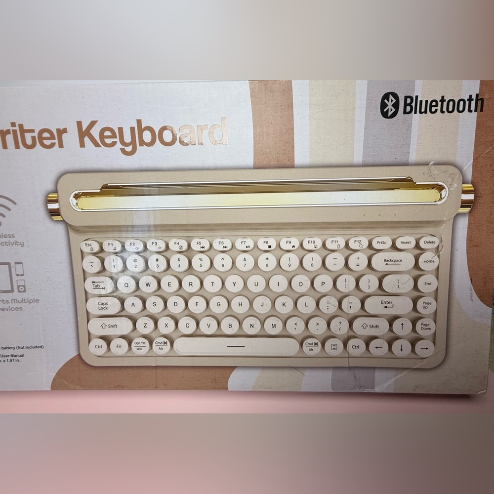 Champagne Bluetooth Keyboard